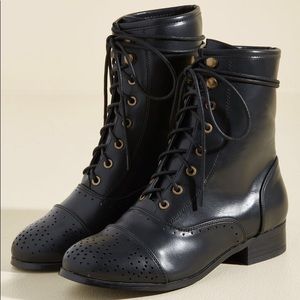 Black boots from ModCloth